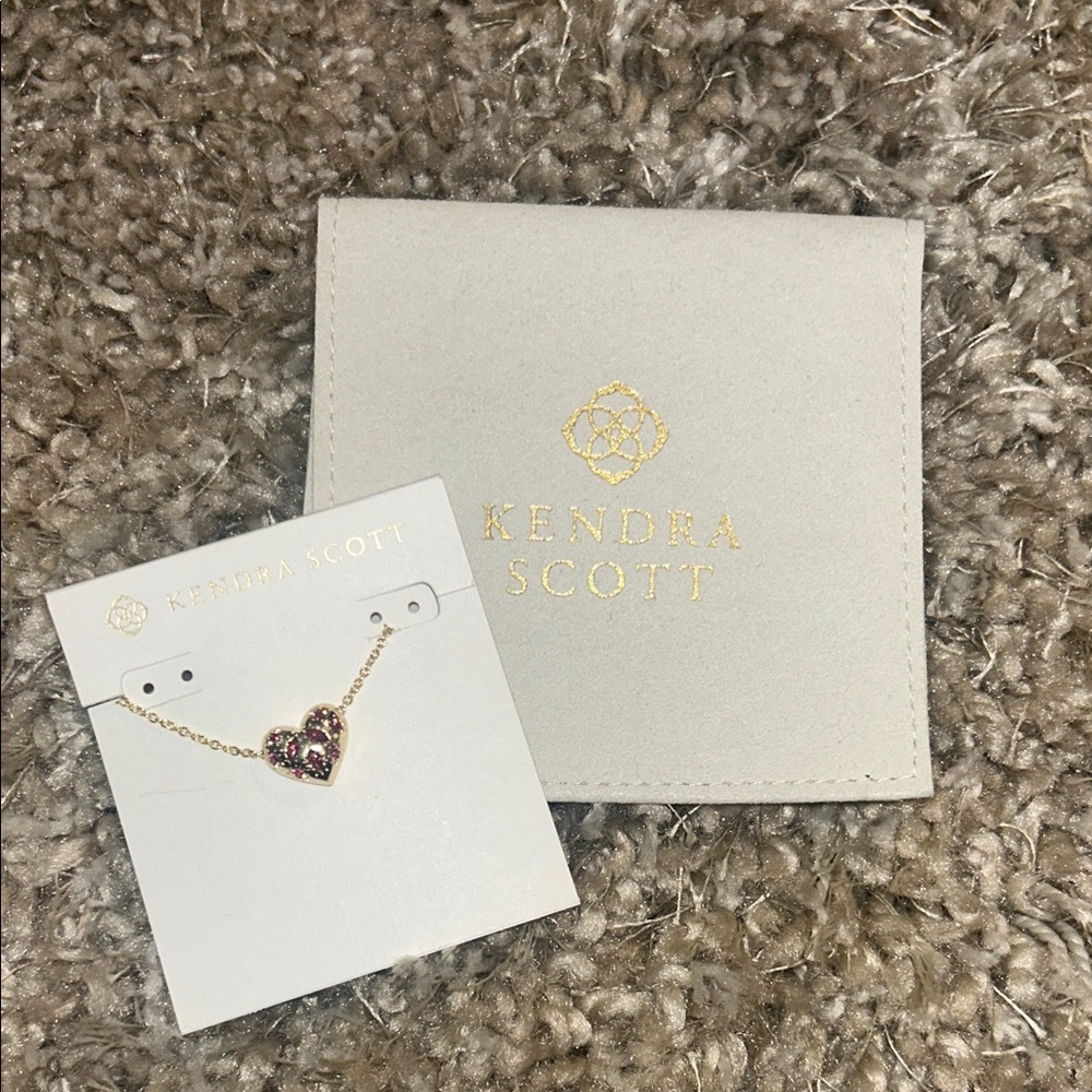 Kendra Scott Gold Heart Necklace